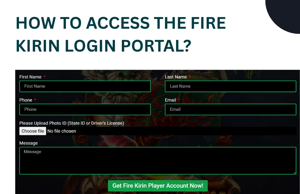 Fire Kirin Login guide